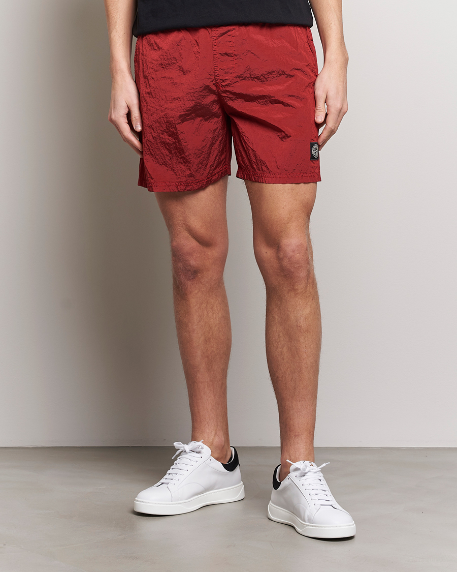Hombres | Bañadores | Stone Island | Nylon Metal Econyl Swimshorts Red