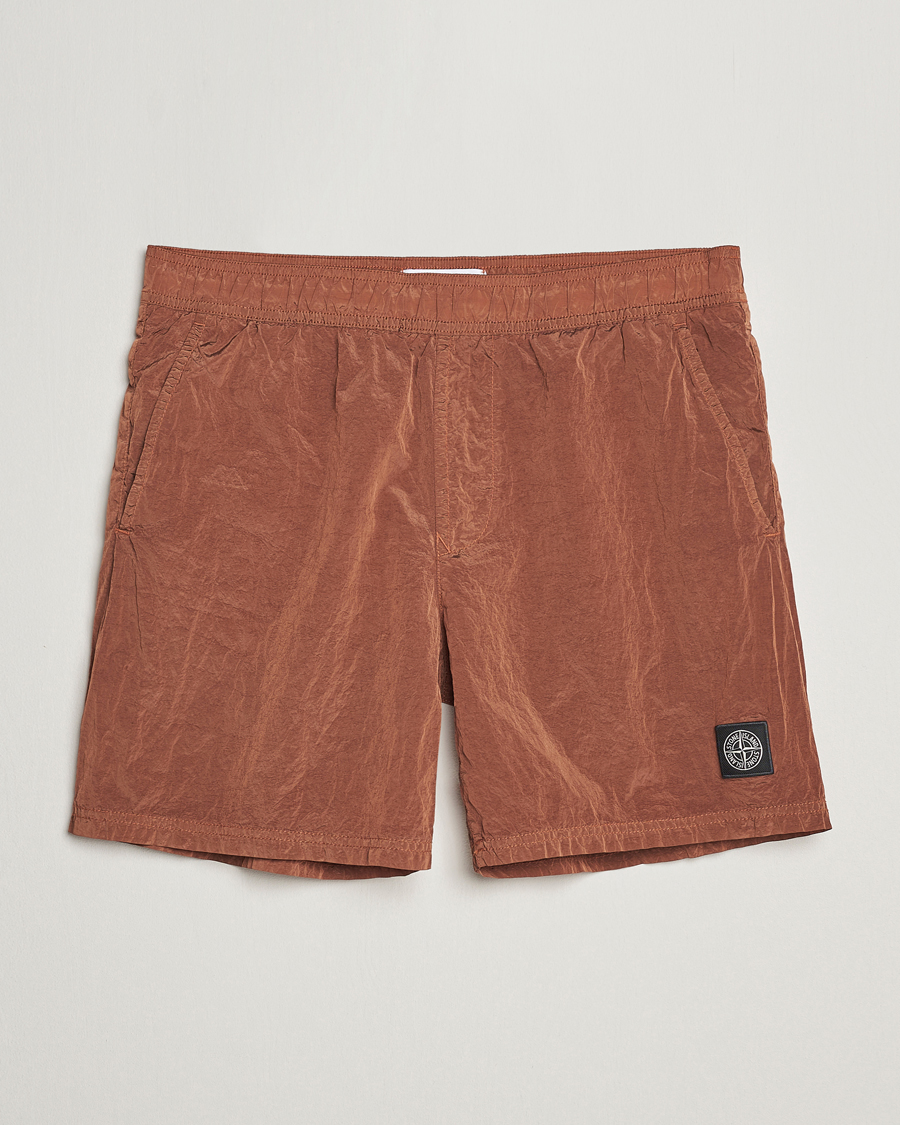 Hombres | Bañadores | Stone Island | Nylon Metal Econyl Swimshorts Rust