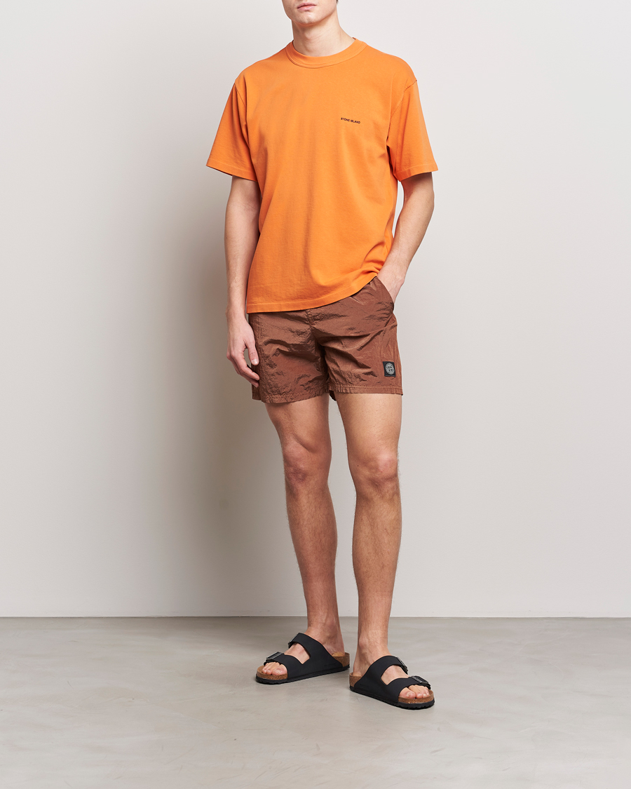 Hombres | Bañadores | Stone Island | Nylon Metal Econyl Swimshorts Rust