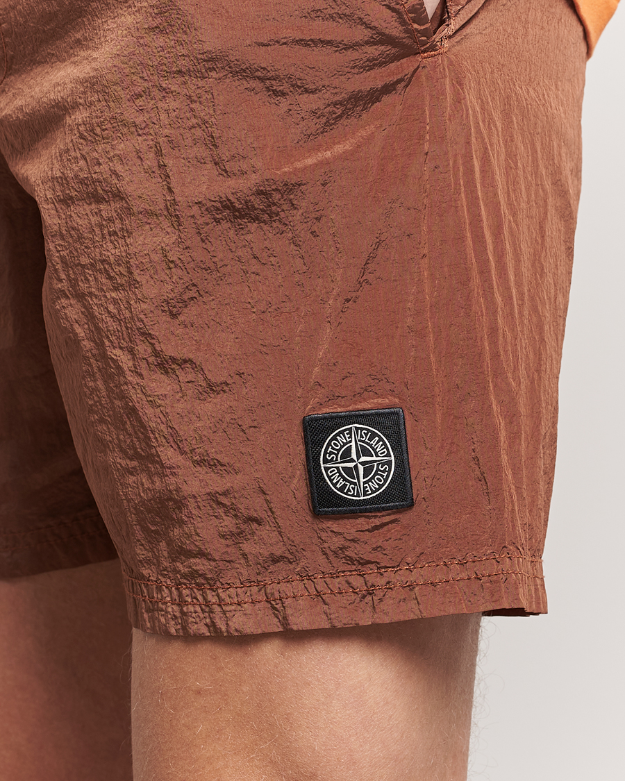 Hombres | Bañadores | Stone Island | Nylon Metal Econyl Swimshorts Rust