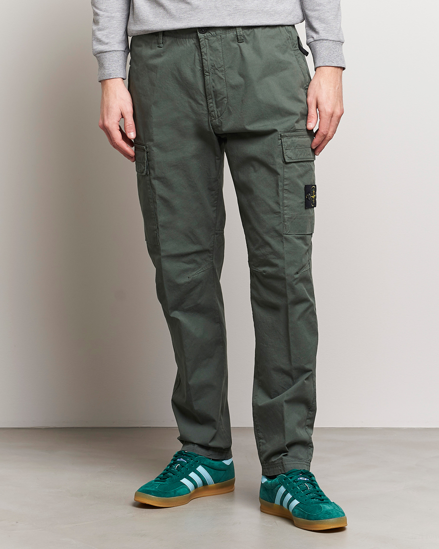 Hombres | Pantalones | Stone Island | Tapered Supima Cotton Cargo Pants Musk