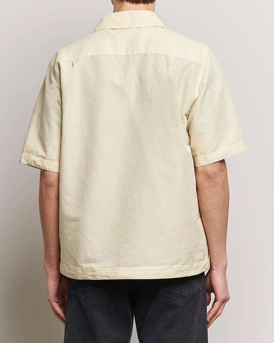 Hombres | Camisas | Stone Island | Cotton/Hemp Short Sleeve Shirts Beige