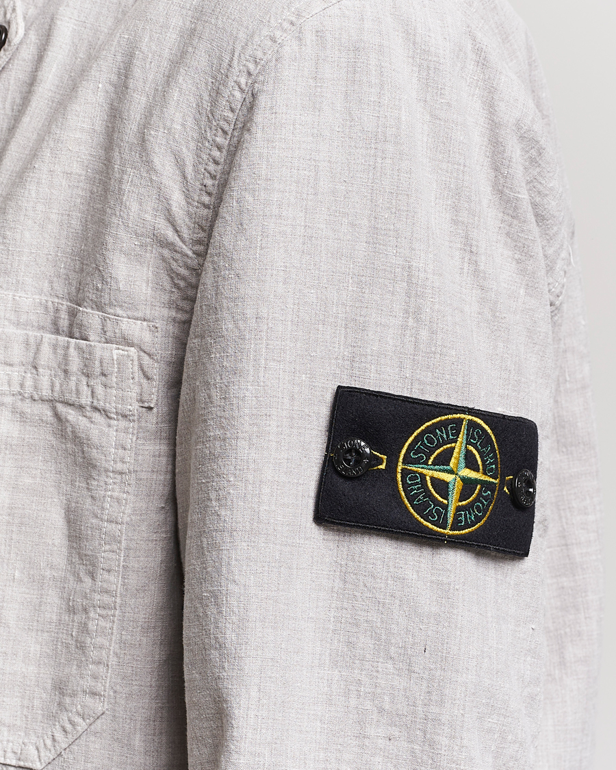 Hombres | Trajes | Stone Island | Linen Nylon Relaxed Suit Dove Grey
