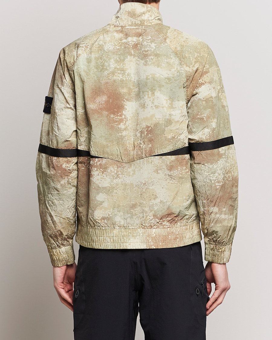 Hombres | Abrigos y chaquetas | Stone Island | Dissolving Grid Camo Short Jacket Natural Beige