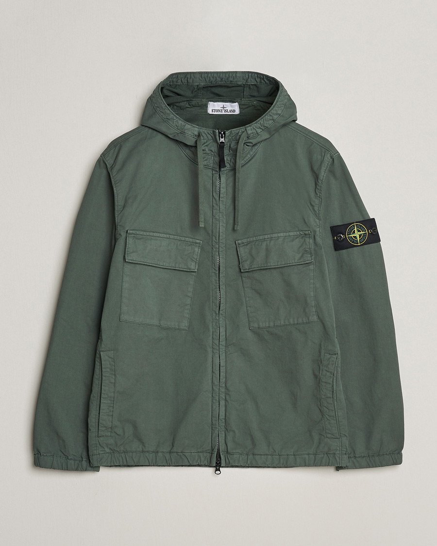 Hombres | Abrigos y chaquetas | Stone Island | Supima Cotton Hooded Jacket Musk