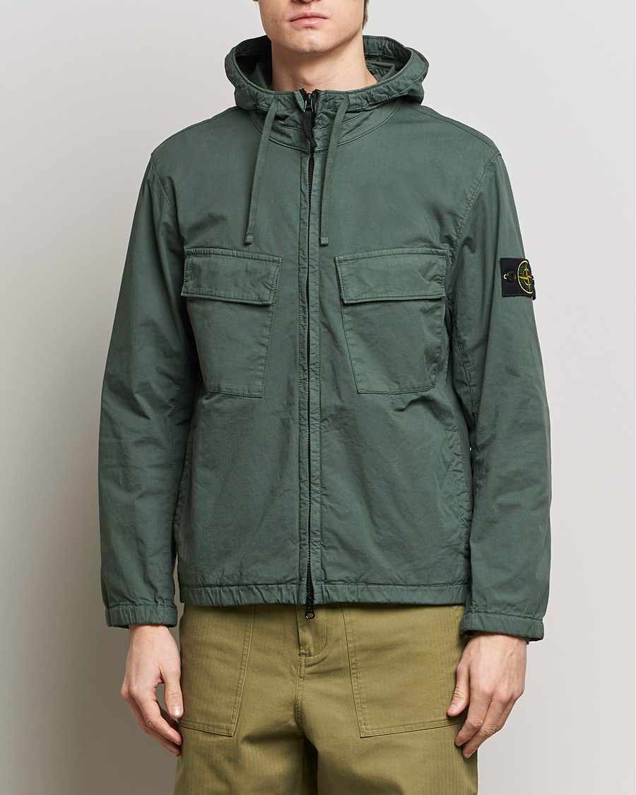 Hombres | Abrigos y chaquetas | Stone Island | Supima Cotton Hooded Jacket Musk