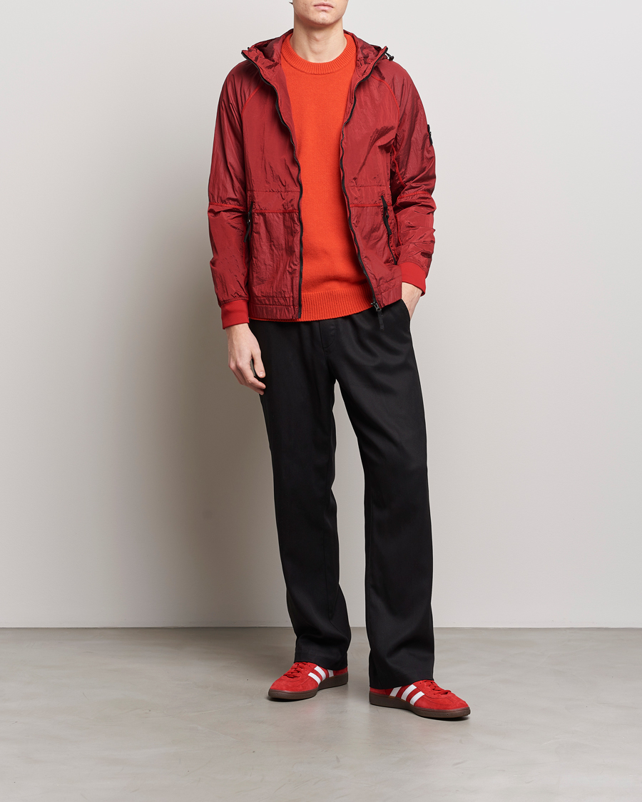 Hombres | Abrigos y chaquetas | Stone Island | Nylon Metal Hooded Jacket Red