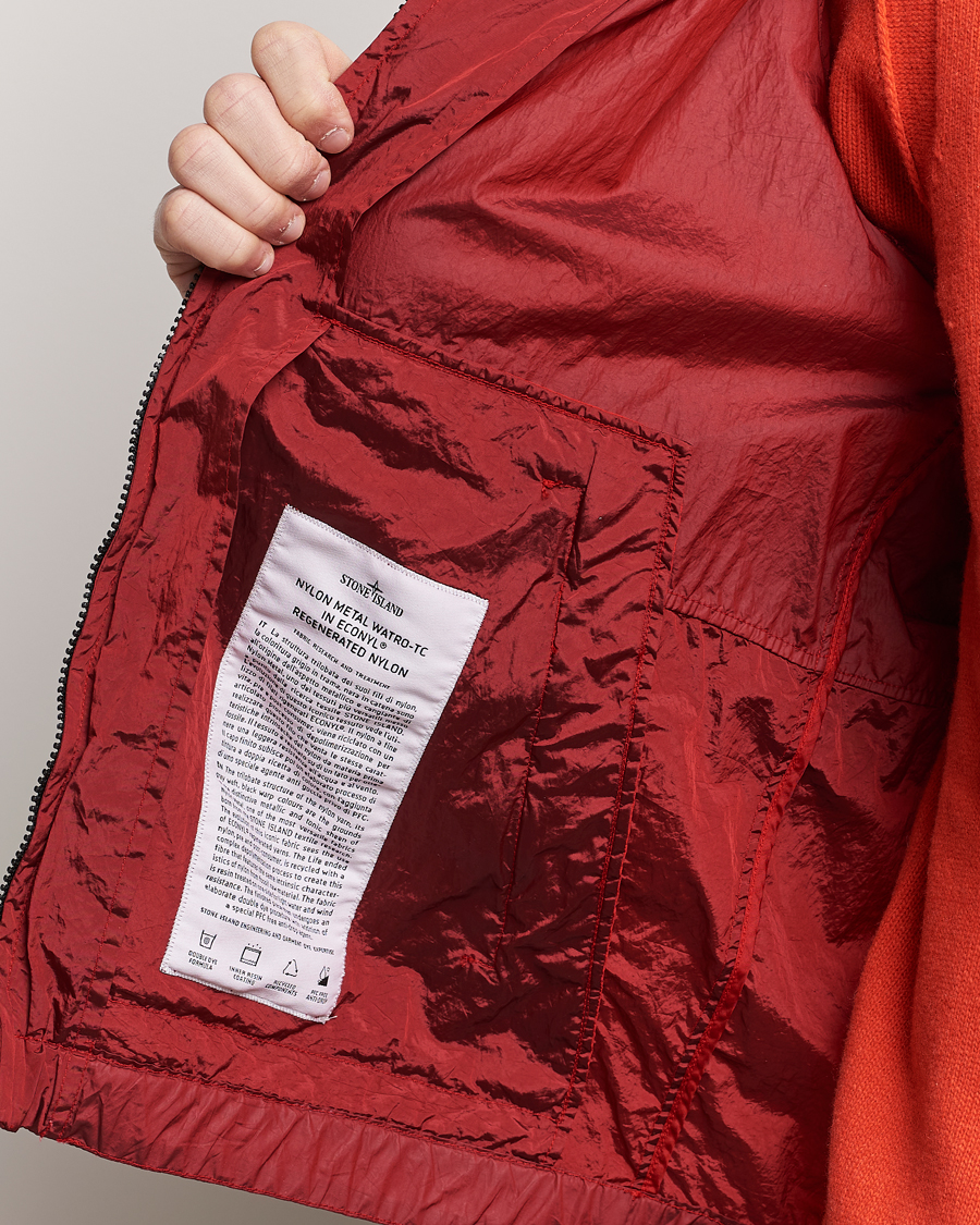 Hombres | Abrigos y chaquetas | Stone Island | Nylon Metal Hooded Jacket Red