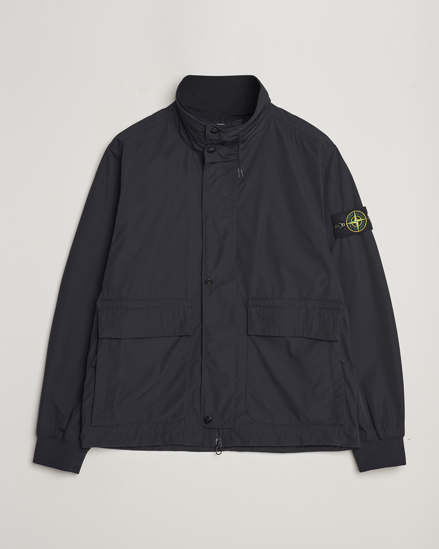 Hombres | Abrigos y chaquetas | Stone Island | Micro Twill Hooded Jacket Black