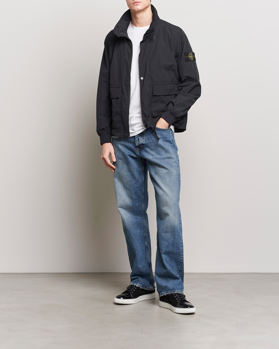 Hombres | Abrigos y chaquetas | Stone Island | Micro Twill Hooded Jacket Black