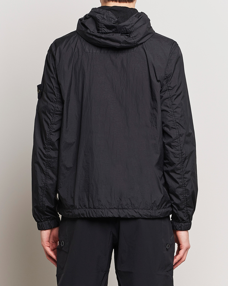 Hombres | Abrigos y chaquetas | Stone Island | Crinkle Reps Hooded Jacket Black