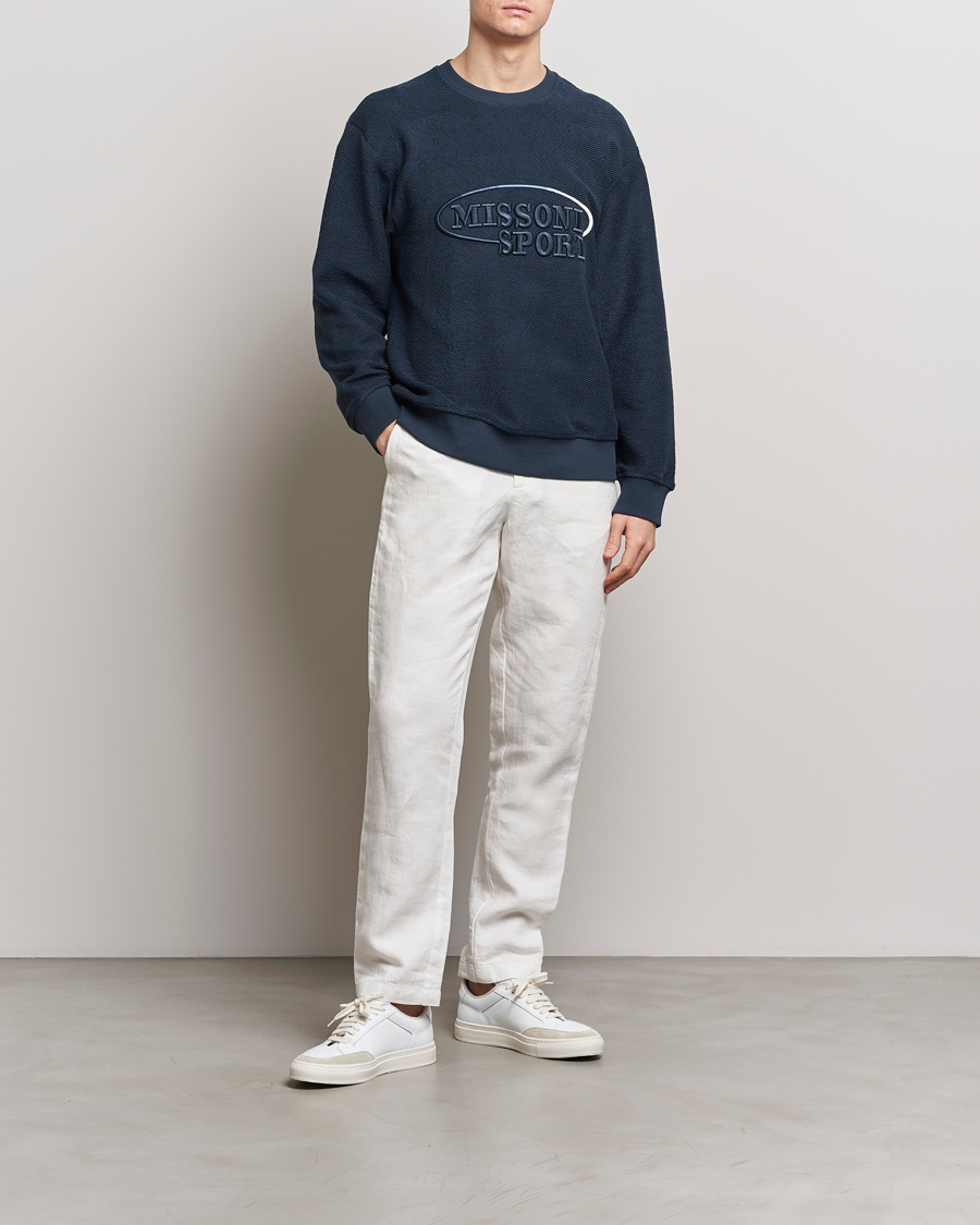 Hombres | Jerséis y prendas de punto | Missoni | SPORT Crewneck Sweatshirt Navy