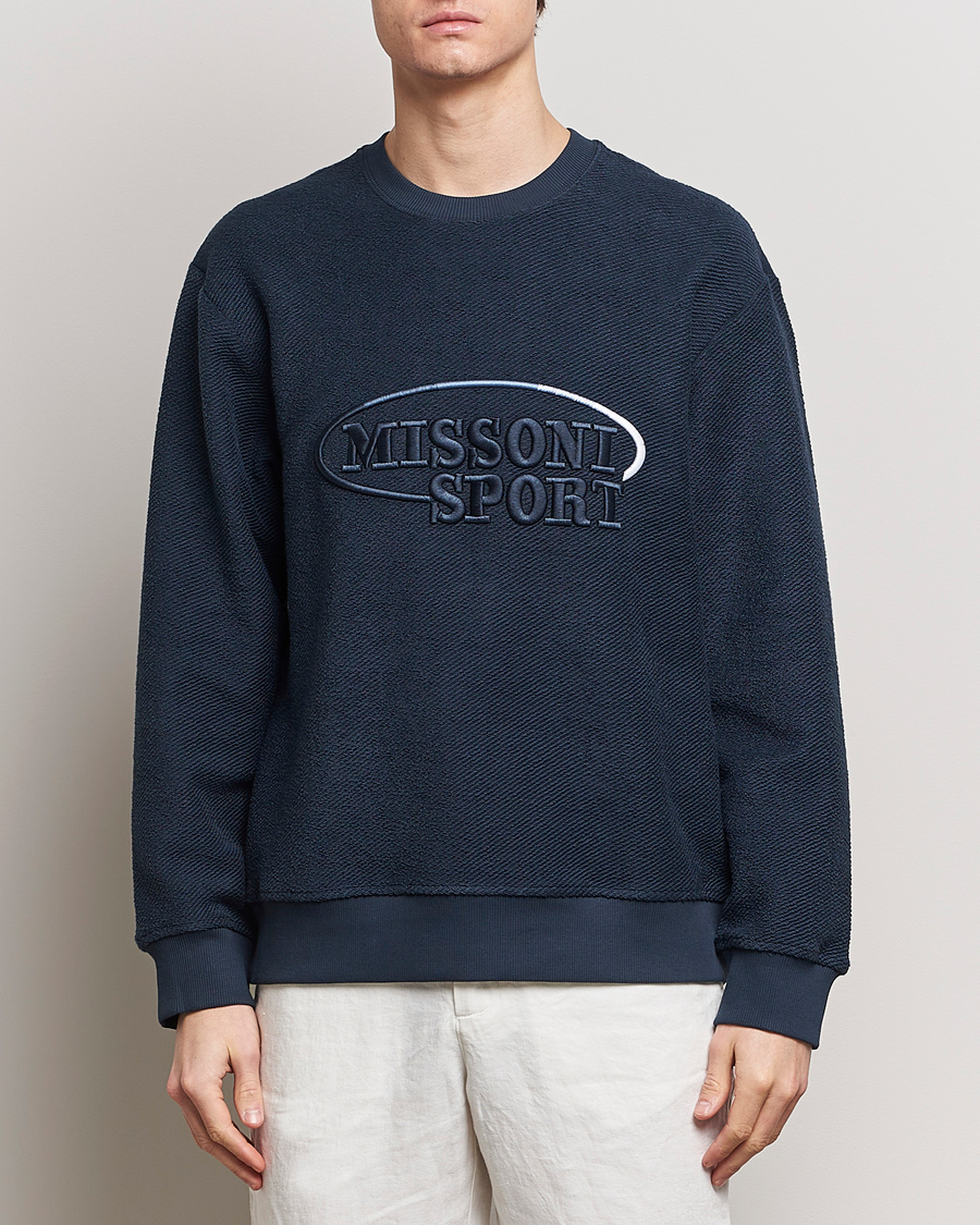 Hombres | Jerséis y prendas de punto | Missoni | SPORT Crewneck Sweatshirt Navy