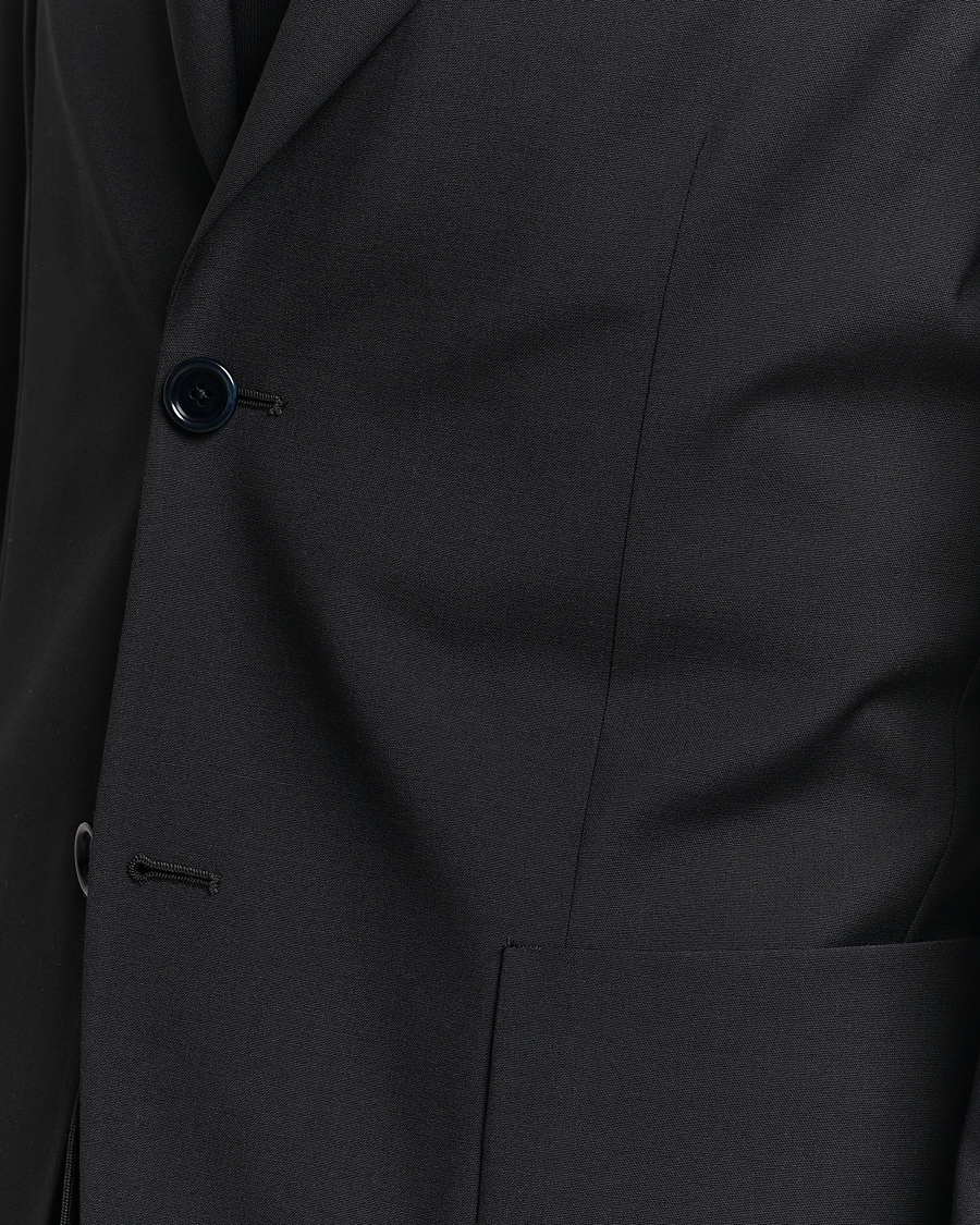 Hombres | Trajes | Lardini | Travellers Soft Wool Suit Black