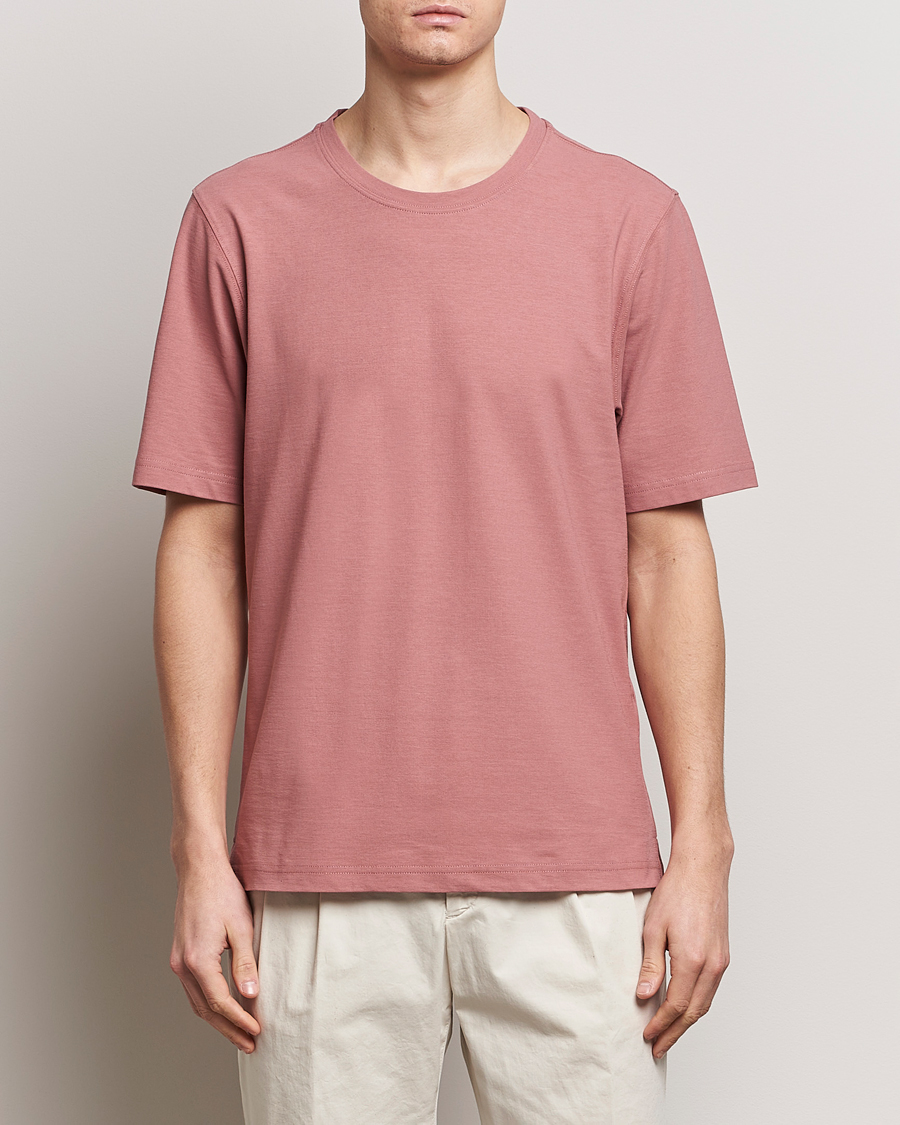 Hombres | Italian Department | Lardini | Ice Cotton T-Shirt Pink