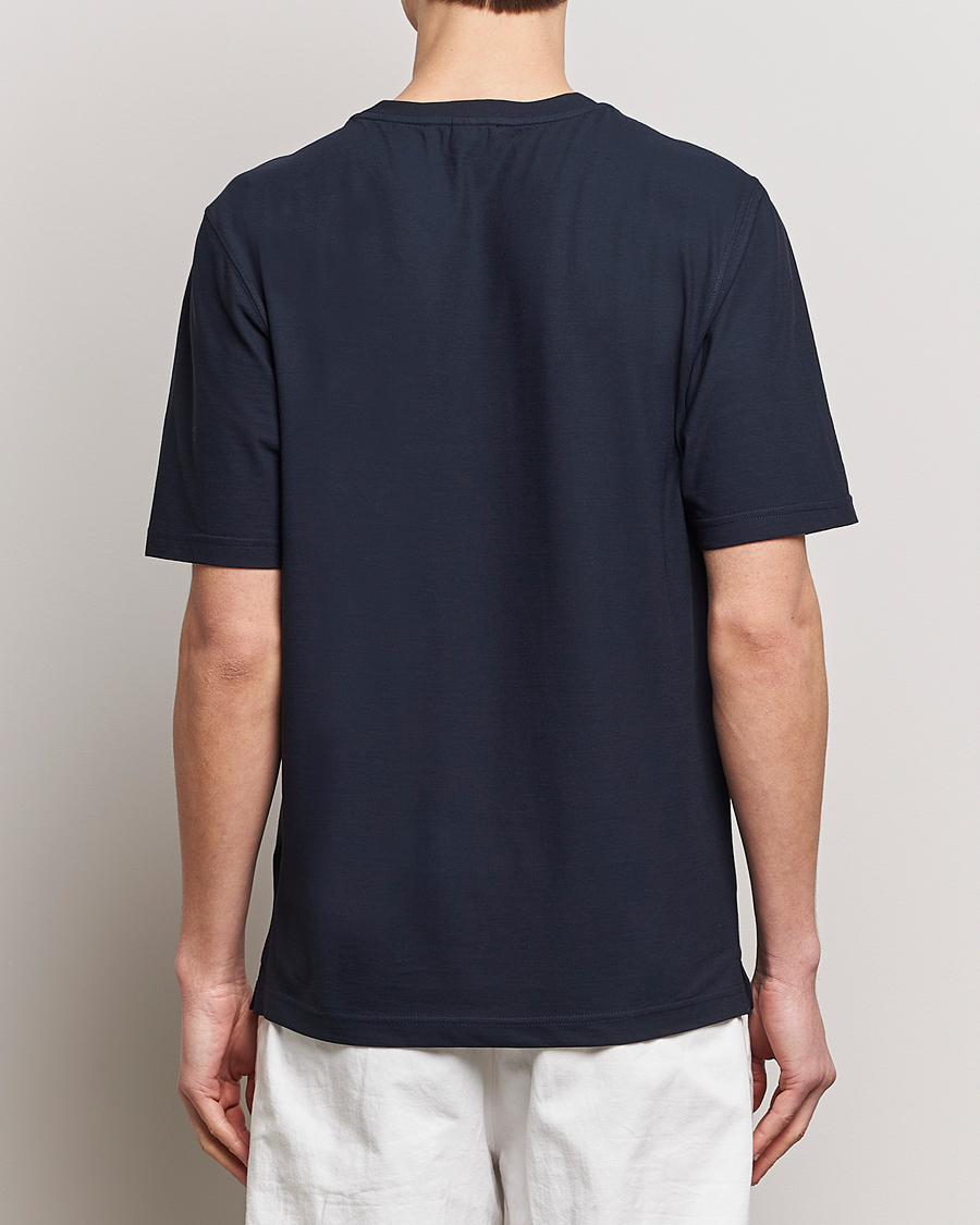 Hombres | Camisetas | Lardini | Ice Cotton T-Shirt Navy