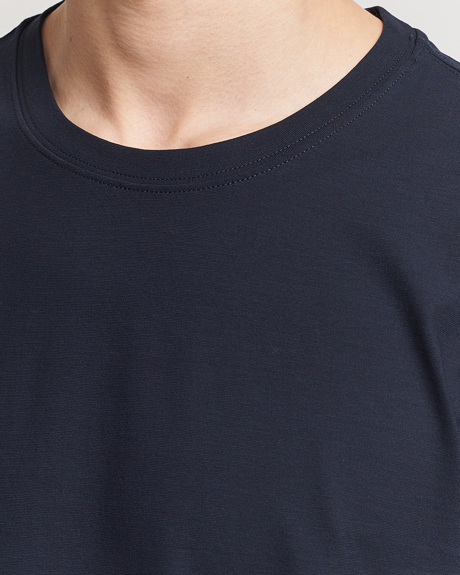 Hombres | Camisetas | Lardini | Ice Cotton T-Shirt Navy