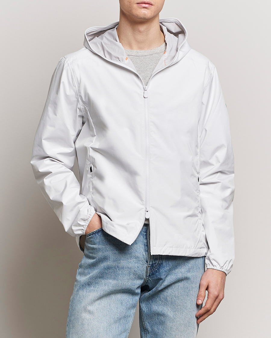 Hombres | Chaquetas de primavera | Save The Duck | Zayn Lightweight Recycled Water Repellent Jacket White