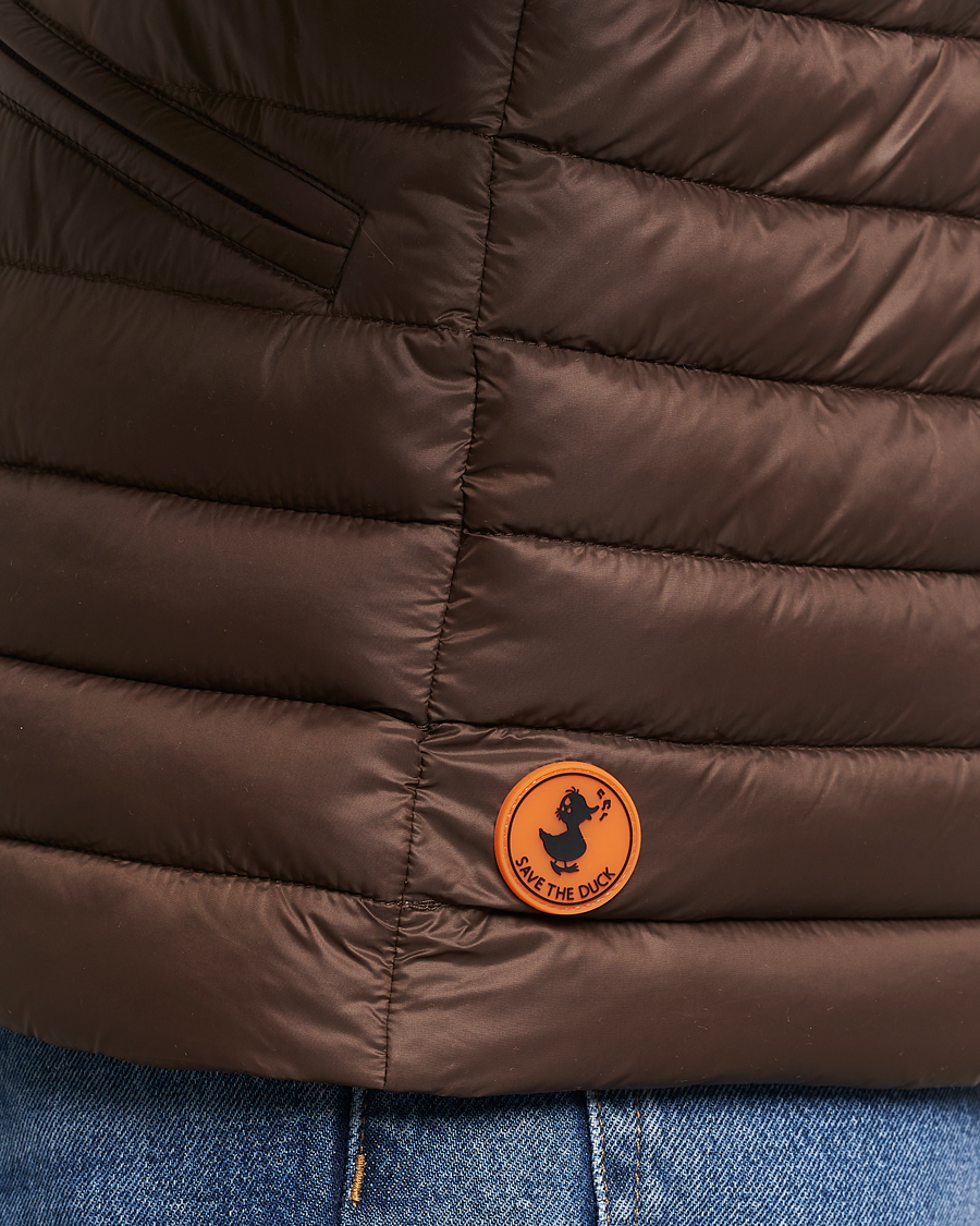 Hombres | Abrigos y chaquetas | Save The Duck | Aiko Lightweigt Padded Vest Soil Brown