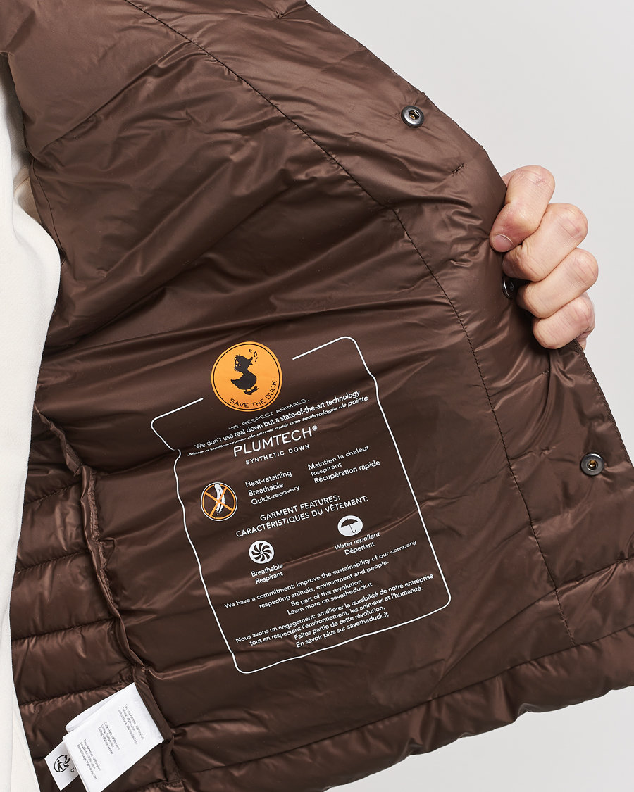 Hombres | Abrigos y chaquetas | Save The Duck | Aiko Lightweigt Padded Vest Soil Brown
