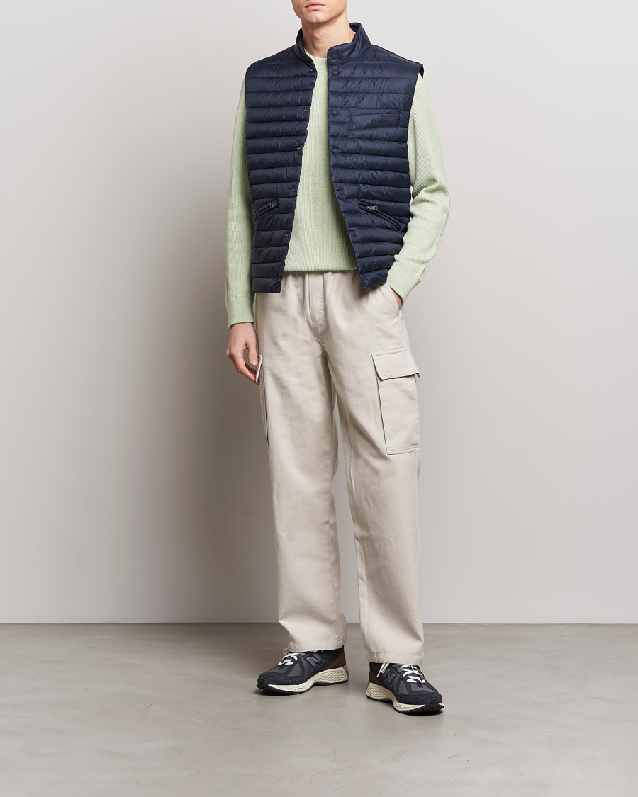 Hombres | Abrigos y chaquetas | Save The Duck | Aiko Lightweigt Padded Vest Blue Black
