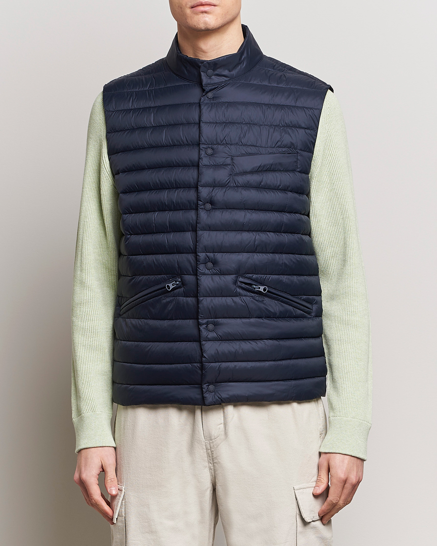 Hombres | Abrigos y chaquetas | Save The Duck | Aiko Lightweigt Padded Vest Blue Black