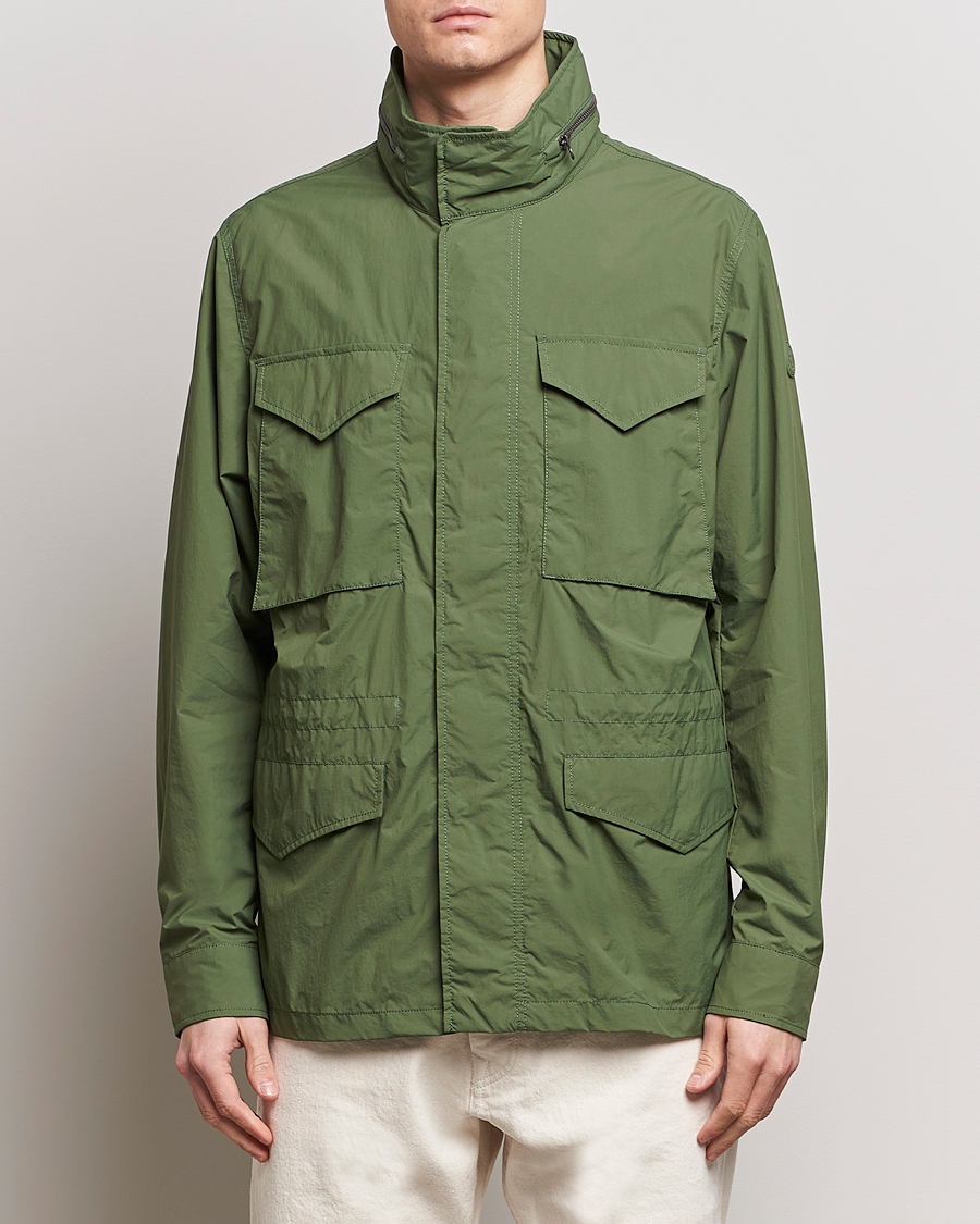 Hombres |  | Save The Duck | Mako Water Repellent Nylon Field Jacket Dusty Olive