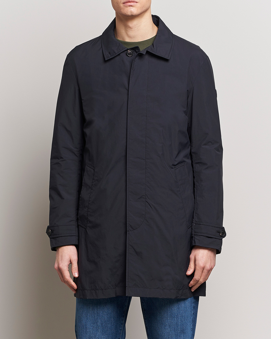 Hombres |  | Save The Duck | Rhys Water Repellent Nylon Coat Black