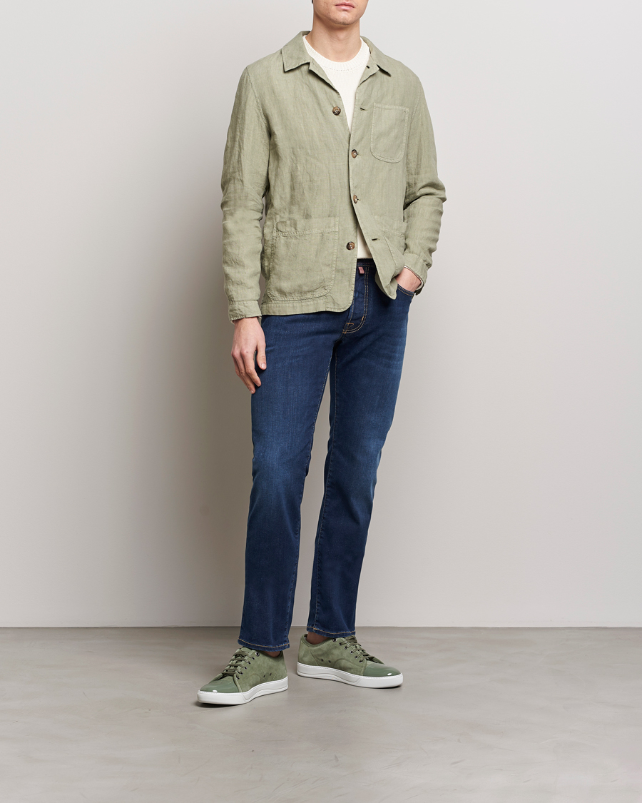Hombres | Vaqueros | Jacob Cohën | Bard Slim Fit Stretch Jeans Dark Blue