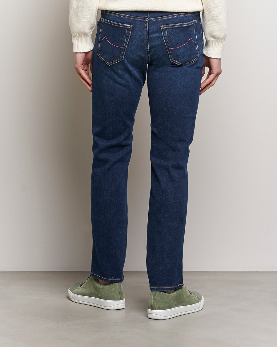 Hombres | Vaqueros | Jacob Cohën | Bard Slim Fit Stretch Jeans Dark Blue