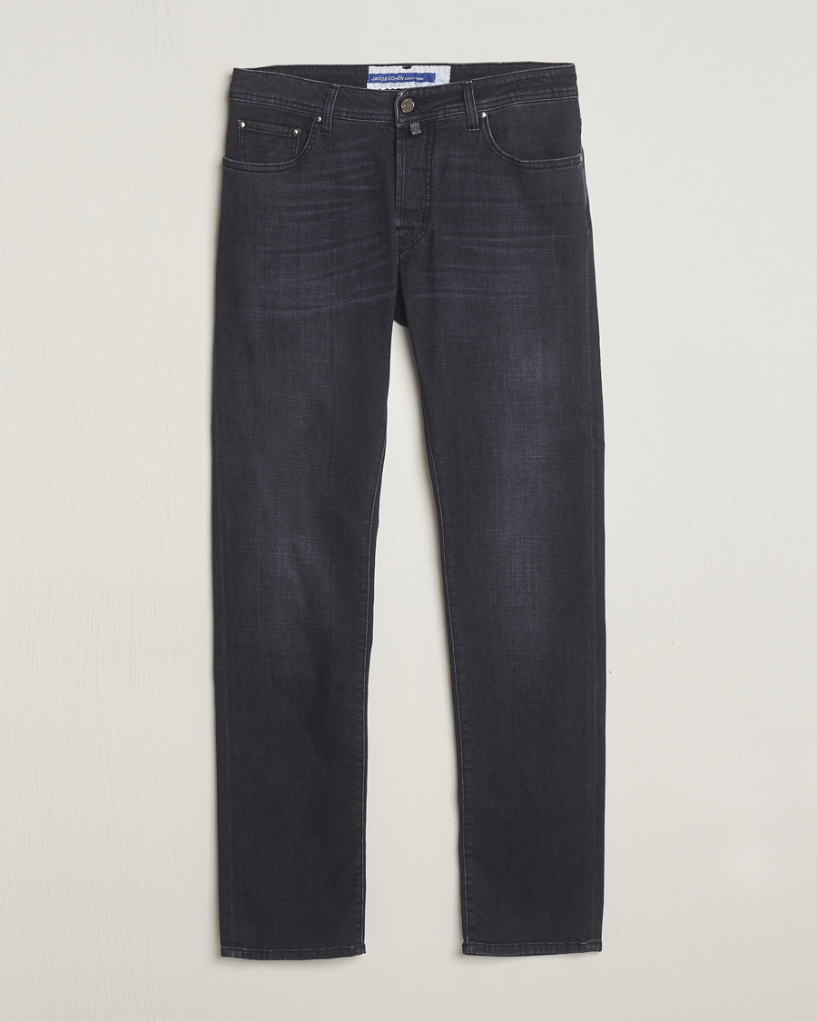 Hombres | Vaqueros | Jacob Cohën | Bard Slim Fit Stretch Jeans Grey Black