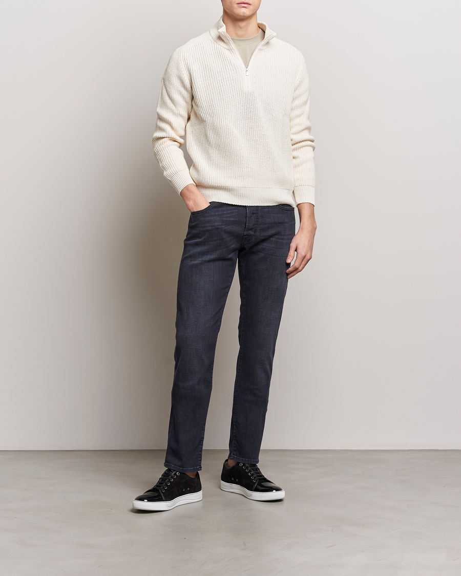 Hombres | Vaqueros | Jacob Cohën | Bard Slim Fit Stretch Jeans Grey Black