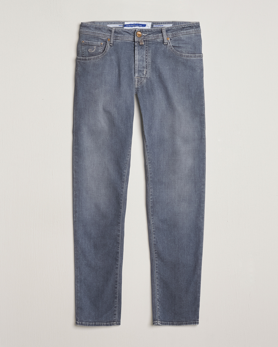 Hombres | Vaqueros | Jacob Cohën | Nick Naples Super Slim Stretch Jeans Light Grey