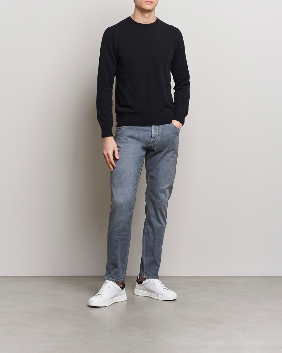 Hombres | Vaqueros | Jacob Cohën | Nick Naples Super Slim Stretch Jeans Light Grey