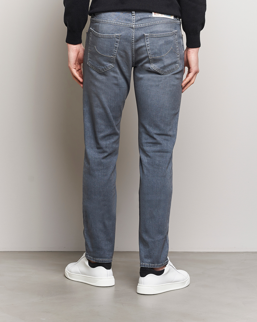 Hombres | Vaqueros | Jacob Cohën | Nick Naples Super Slim Stretch Jeans Light Grey