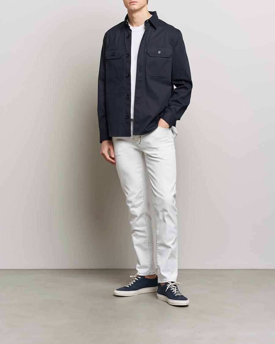 Hombres | Vaqueros | Jacob Cohën | Scott Portofino Slim Fit Stretch Jeans White