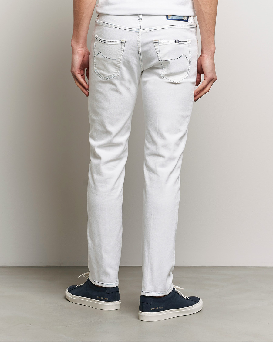 Hombres | Vaqueros | Jacob Cohën | Scott Portofino Slim Fit Stretch Jeans White