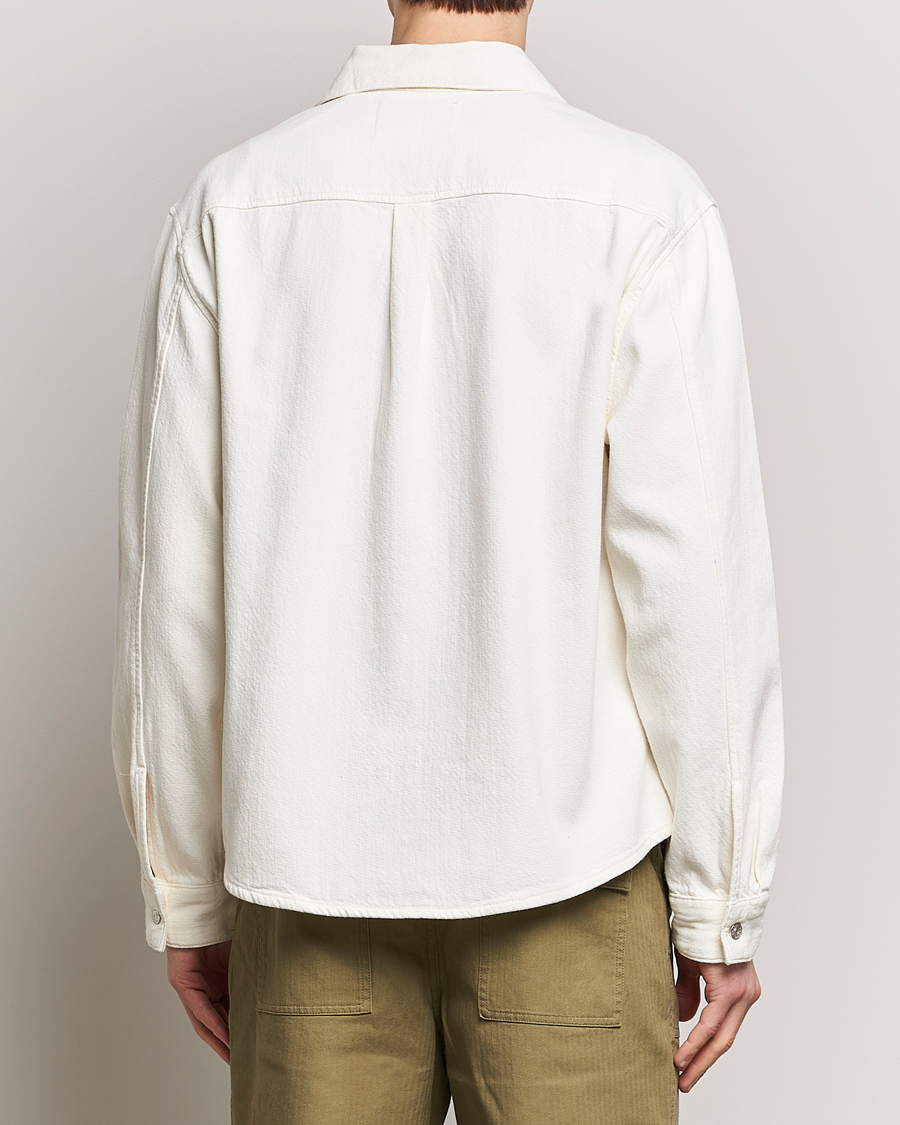 Hombres | Camisas | FRAME | Textured Terry Overshirt Off White