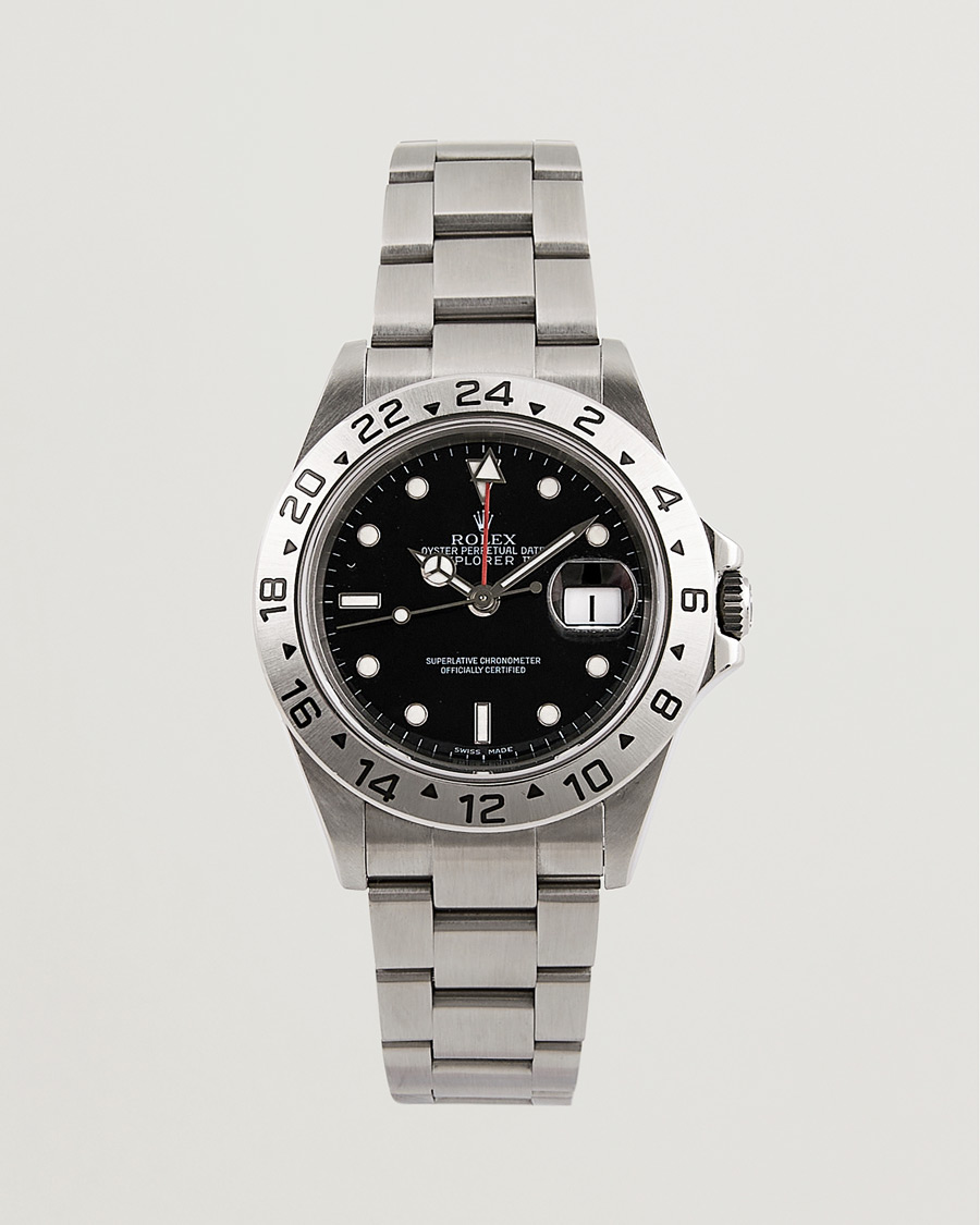 Hombres | Rolex Pre-Owned Explorer II 16570 Black | Rolex Pre-Owned | Explorer II 16570 Black