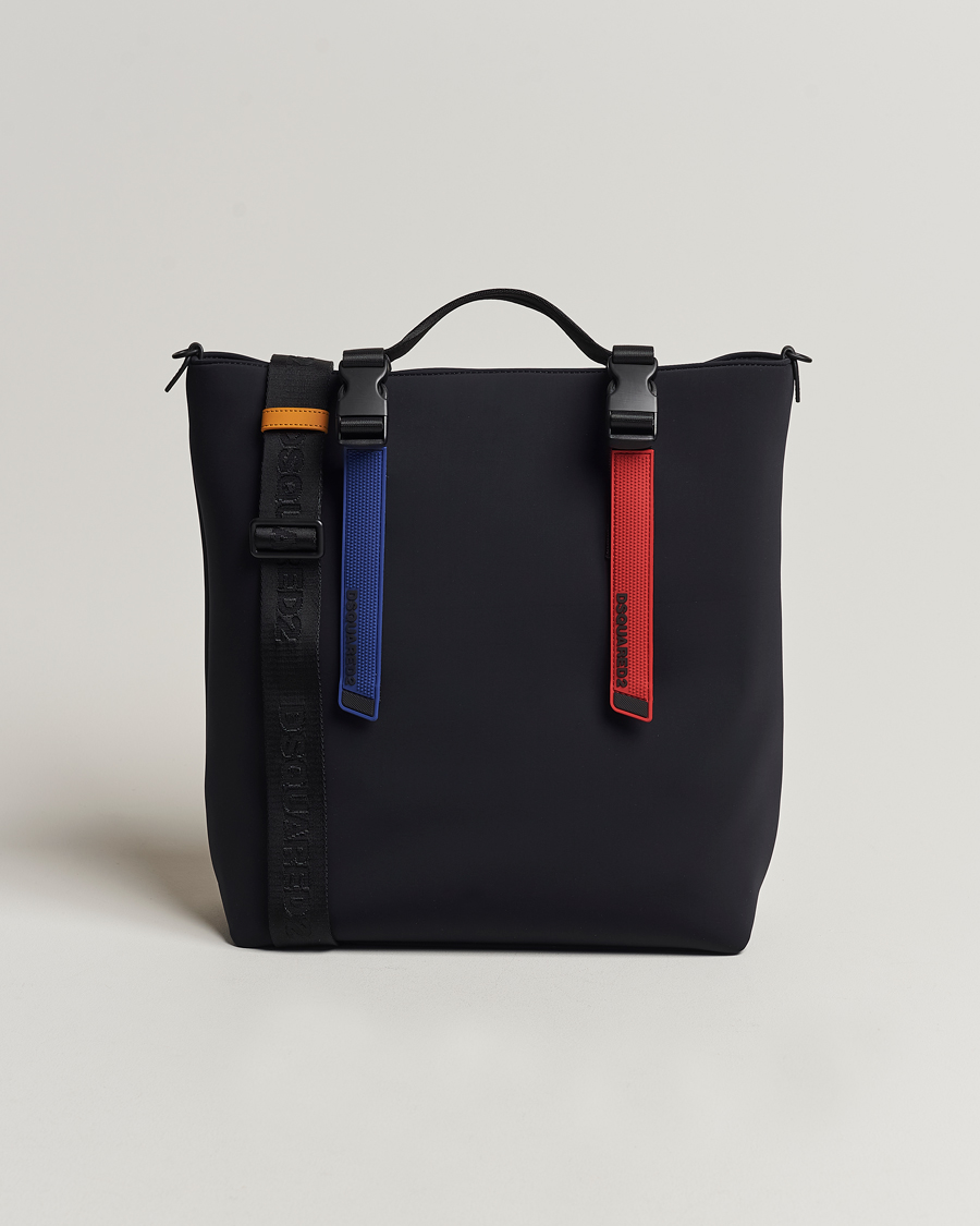 Hombres | Dsquared2 Sport Tape Shopping Bag Black | Dsquared2 | Sport Tape Shopping Bag Black