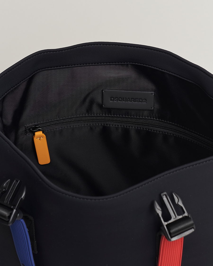 Hombres | Dsquared2 Sport Tape Shopping Bag Black | Dsquared2 | Sport Tape Shopping Bag Black