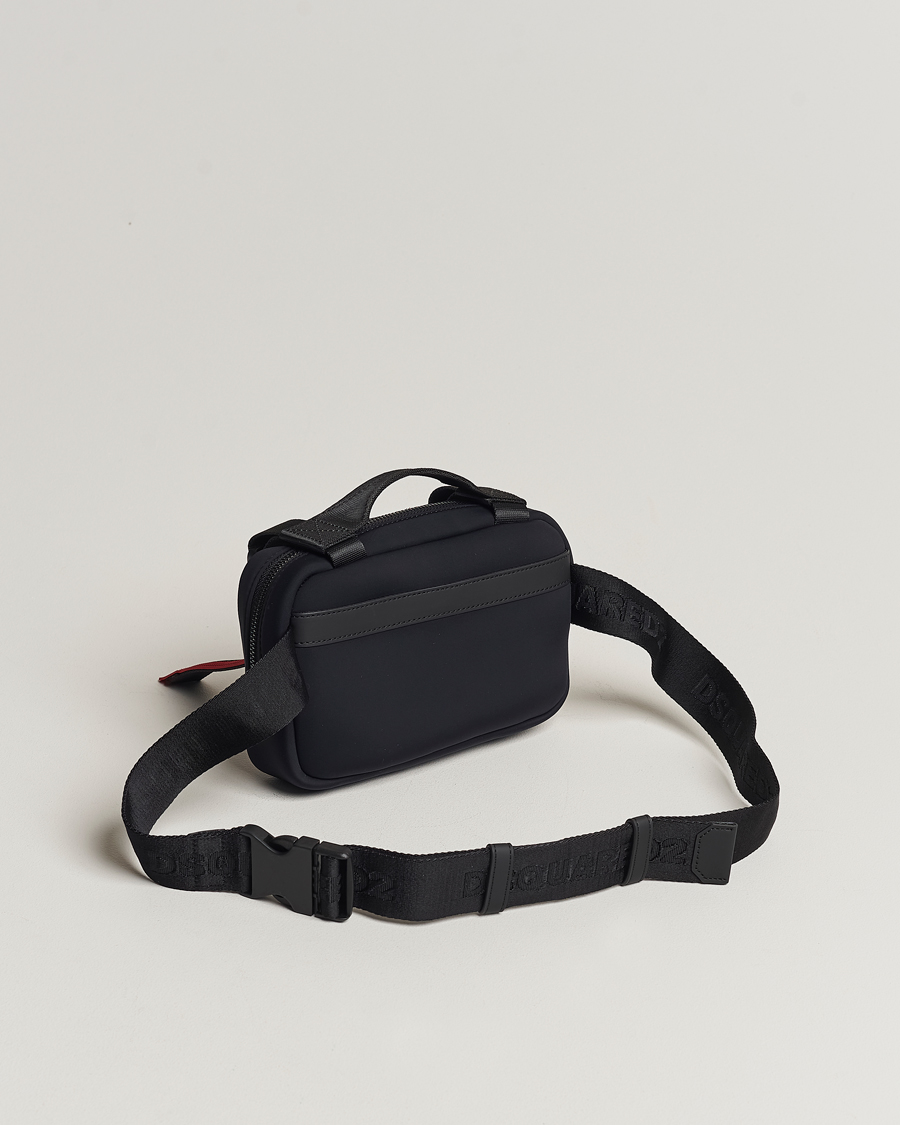 Hombres | Dsquared2 Sport Tape Belt Bag Black | Dsquared2 | Sport Tape Belt Bag Black