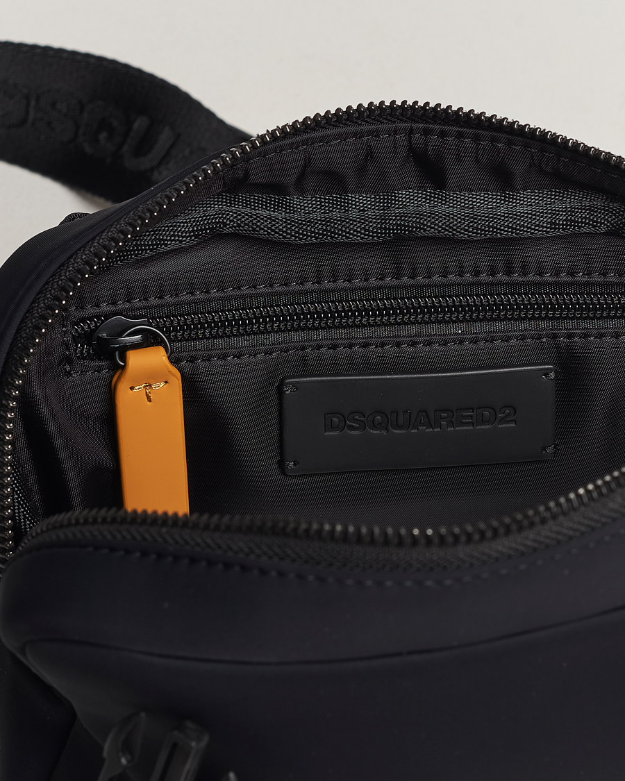 Hombres | Dsquared2 Sport Tape Belt Bag Black | Dsquared2 | Sport Tape Belt Bag Black