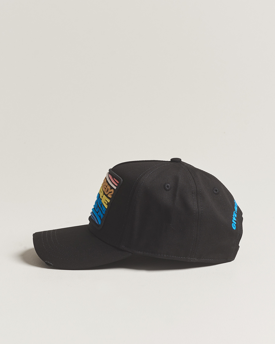 Hombres | Dsquared2 Sun Baseball Cap Black | Dsquared2 | Sun Baseball Cap Black