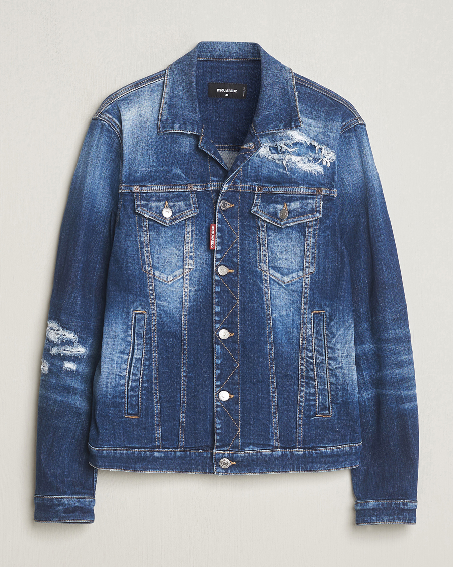 Hombres | Abrigos y chaquetas | Dsquared2 | Dan Denim Jacket Blue
