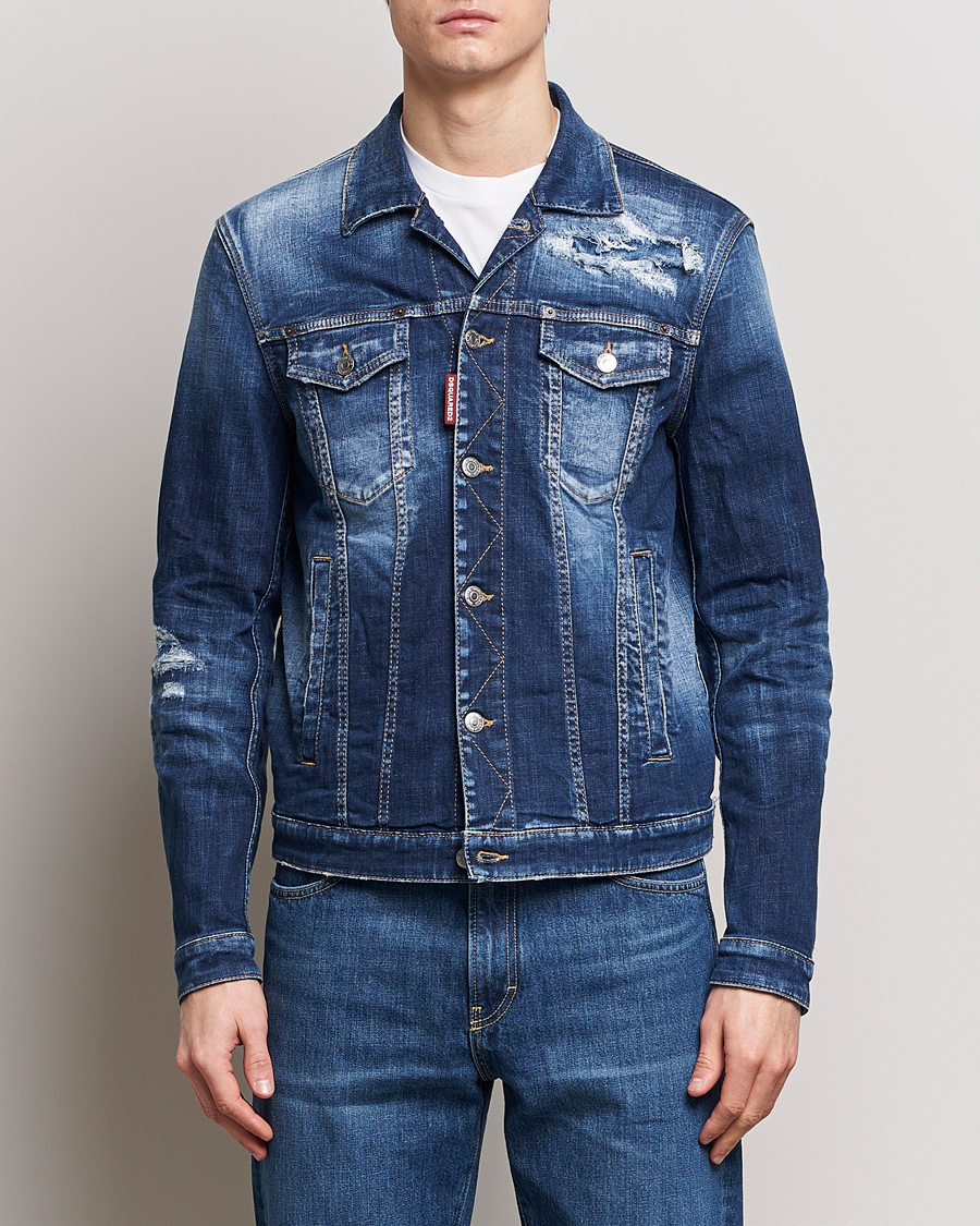 Hombres | Abrigos y chaquetas | Dsquared2 | Dan Denim Jacket Blue