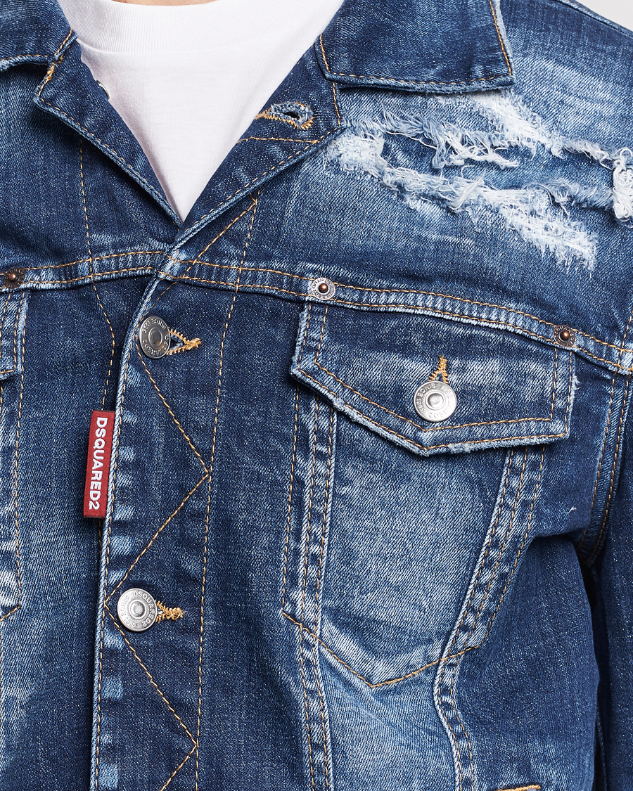 Hombres | Abrigos y chaquetas | Dsquared2 | Dan Denim Jacket Blue