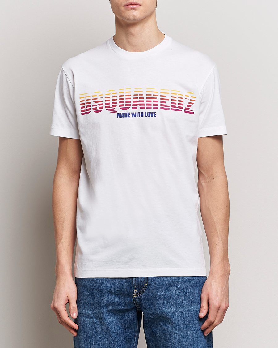 Hombres | Camisetas | Dsquared2 | Cool Fit Crew Neck T-Shirt White
