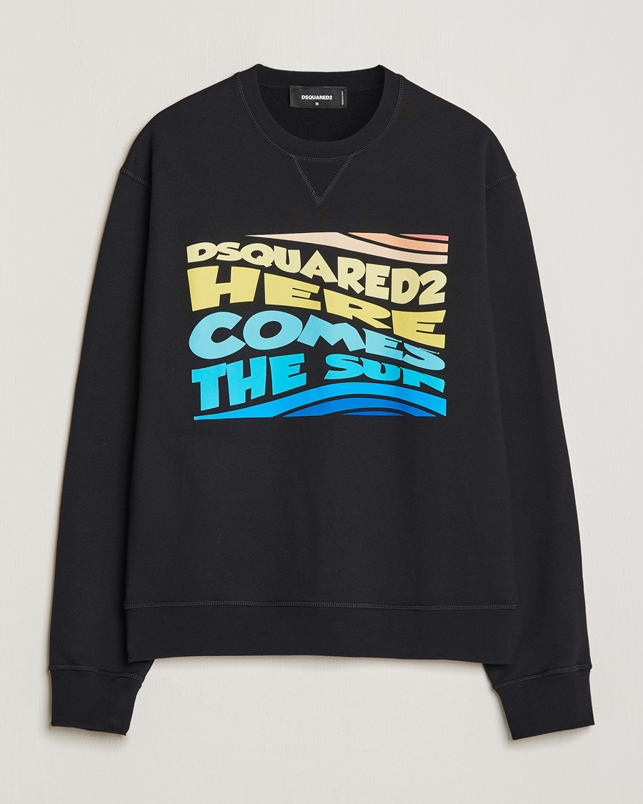 Hombres | Jerséis y prendas de punto | Dsquared2 | Cool Fit Crew Neck Sweatshirt Black
