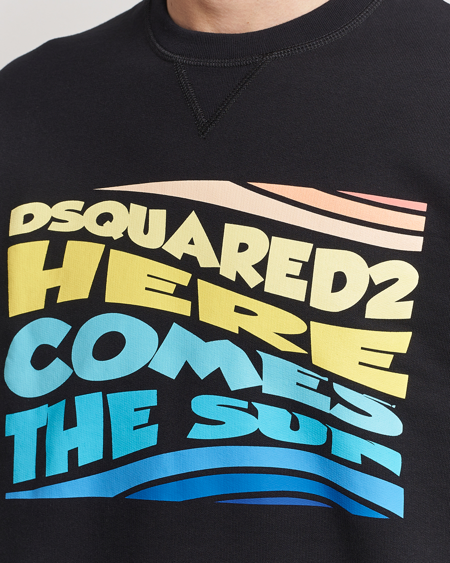Hombres | Jerséis y prendas de punto | Dsquared2 | Cool Fit Crew Neck Sweatshirt Black